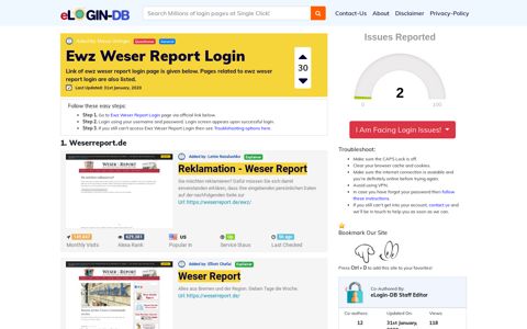 Ewz Weser Report Login - штыефпкфь login 0 Views