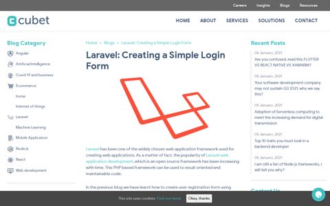 Creating a Simple Login Form | Laravel development