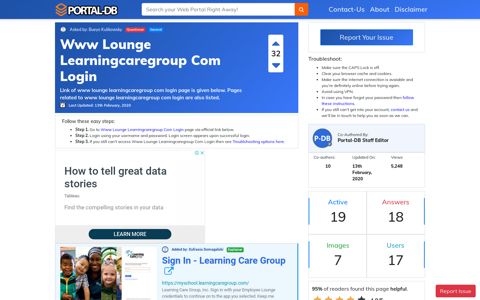 Www Lounge Learningcaregroup Com Login - Portal-DB.live