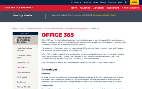 Office 365 | University of Hartford