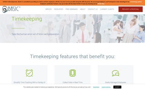 Timekeeping | Online Timesheets | Payroll Solutions - BASIC