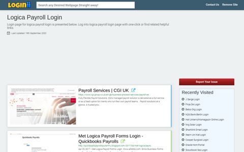 Logica Payroll Login - Loginii.com
