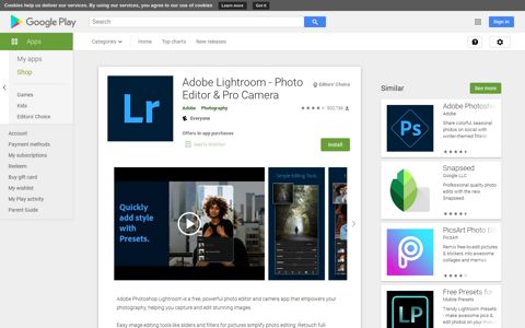 Adobe Lightroom - Photo Editor & Pro Camera - Apps on ...