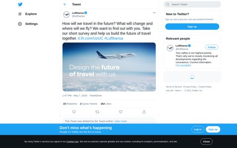 Lufthansa on Twitter: "How will we travel in the future? What ...