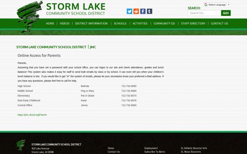 JMC - Storm Lake Community School District