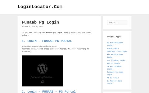 funaab pg - LoginLocator.Com