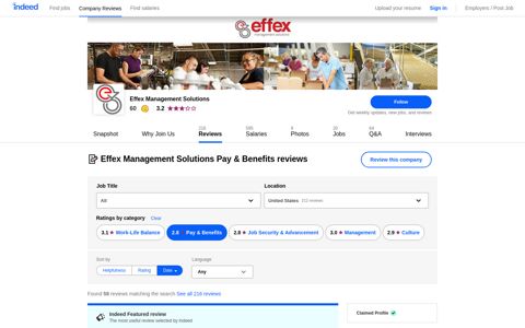 Working at Effex Management Solutions: 57 Reviews about ...