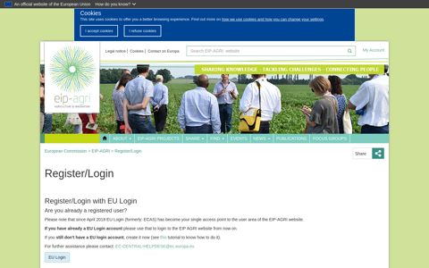 Register/Login - European Commission