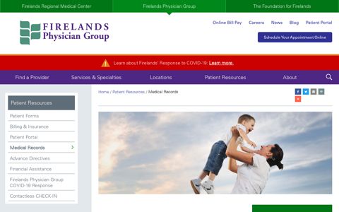 Medical Records | Firelands Physician Group - Sandusky