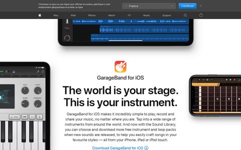 GarageBand for iOS - Apple (UK)