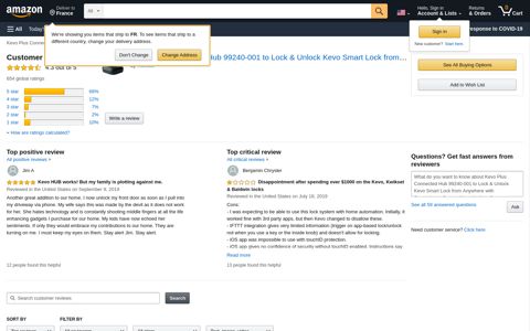 Customer reviews: Kevo Plus Connected Hub ... - Amazon.com