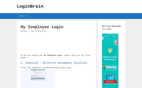 my iemployee login - LoginBrain