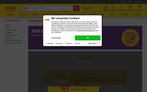 Netto Marken-Discount und DeutschlandCard – Registrieren ...