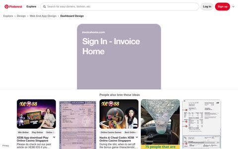 Sign In - Invoice Home in 2020 | Signs - Pinterest
