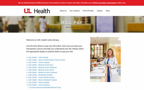 Bill Pay | UofL Health