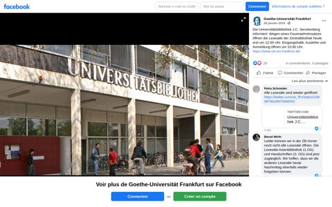 Goethe-Universität Frankfurt - Facebook