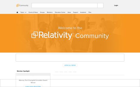 Relativity Community