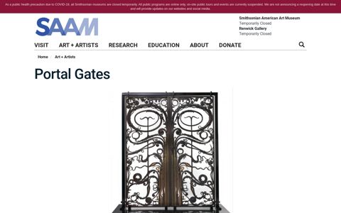 Portal Gates | Smithsonian American Art Museum