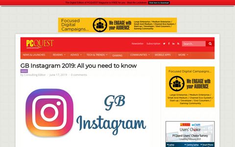 GB Instagram 2019: All you need to know - PCQuest