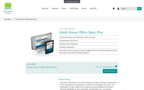 Haufe Steuer Office Basic Plus - Datev