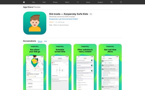 ‎Kid mode — Kaspersky Safe Kids on the App Store
