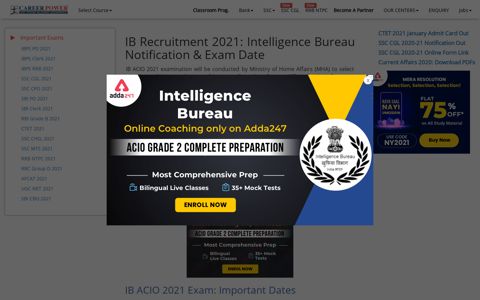 IB ACIO Recruitment 2020 Notification Out: 2000 Vacancy for ...