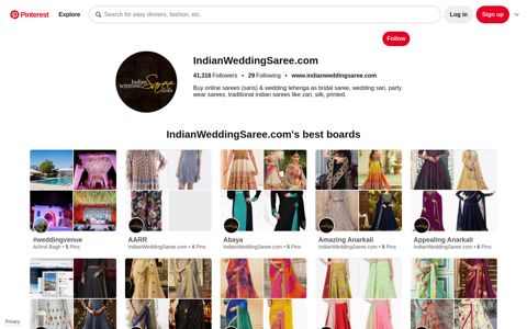 IndianWeddingSaree.com (indiansarees) on Pinterest | 40.91k ...