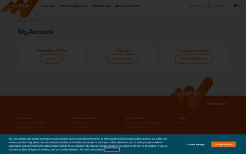 My Account | LeasePlan