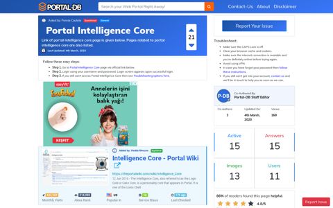 Portal Intelligence Core