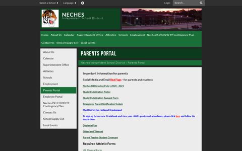 Parents Portal - Neches Independent School District