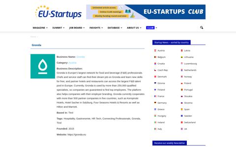 Gronda | EU-Startups