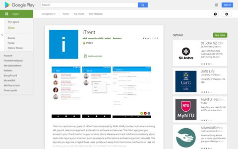 iTrent – Apps on Google Play