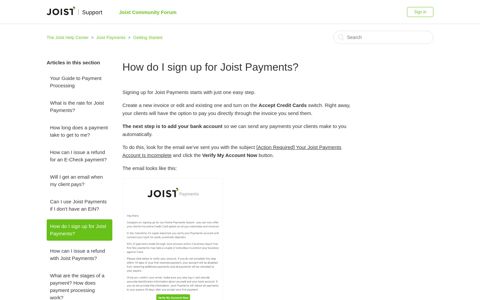How do I sign up for Joist Payments? – The Joist Help Center