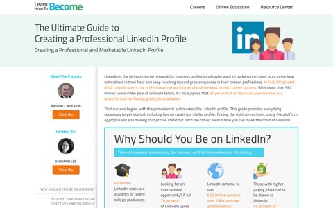 How to Create a LinkedIn Profile in 2018: Expert Tips ...