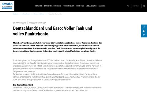 DeutschlandCard und Esso: Voller Tank und volles Punktekonto