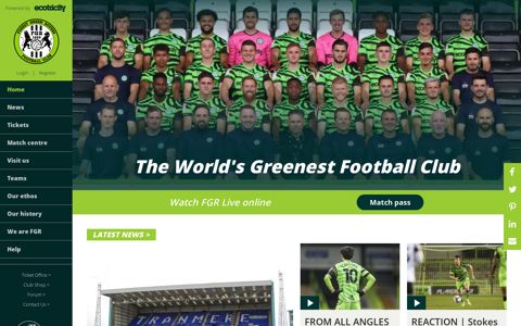 Welcome to the greenest football club in the world