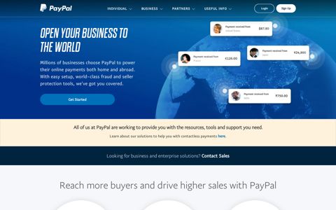 Business Account - PayPal India