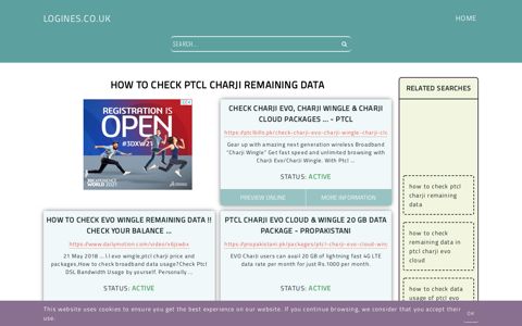how to check ptcl charji remaining data - General Information ...