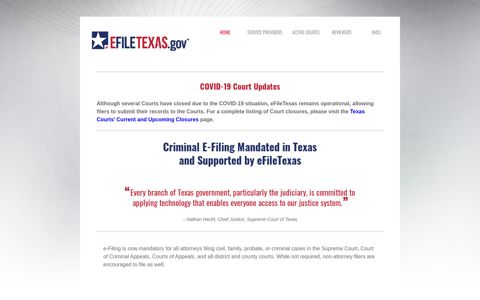 eFileTexas.Gov | Official E-Filing System for Texas