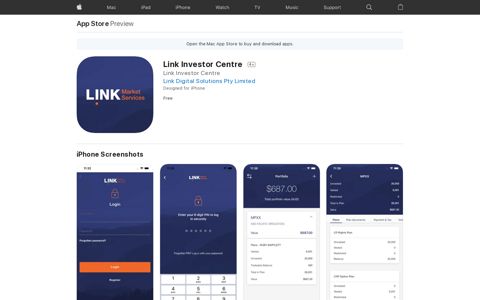 ‎Link Investor Centre on the App Store
