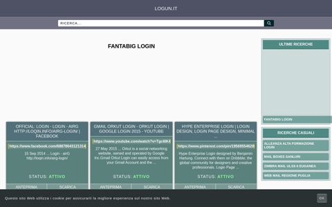 fantabig login - Panoramica generale di accesso, procedure e ...