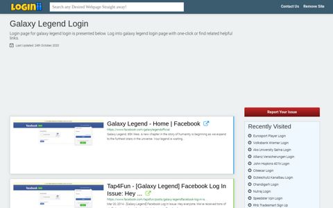 Galaxy Legend Login | Accedi Galaxy Legend - Loginii.com