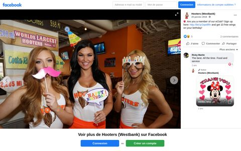 Hooters - Are you a member of our eClub? Sign up here: http ...