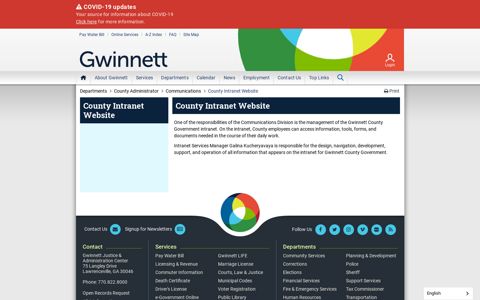 County Intranet Website | Gwinnett County