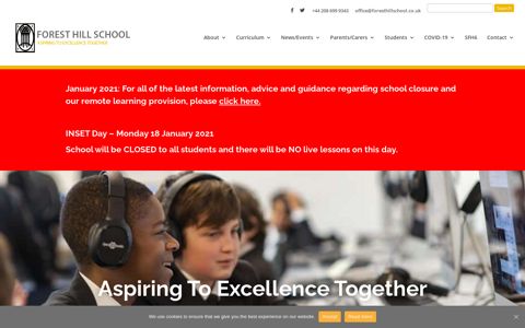 Forest Hill School | Aspiring To Excellence Together