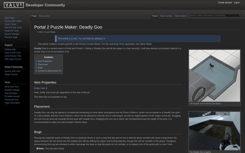 Portal 2 Puzzle Maker: Deadly Goo - Valve Developer ...
