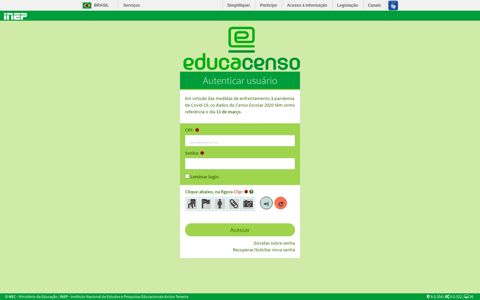 Censo Escolar - INEP - Instituto Nacional de Estudos e ...