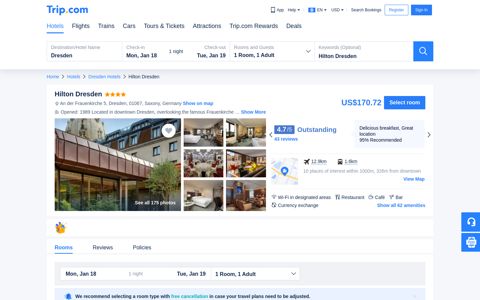 Hilton Dresden - Reviews for 4-Star Hotels in Dresden | Trip.com