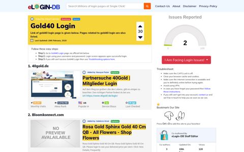 Gold40 Login - A database full of login pages from all over the ...