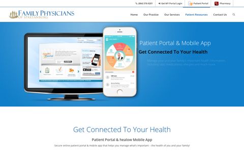 Secure Online Patient Portal & healow Mobile App
